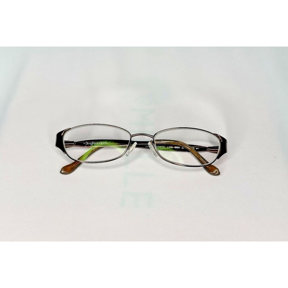 Lulu Guinness L735 BRN Women's Eyeglasses 52-17-135 Full Rim Cat Eye FRAMES ONLY